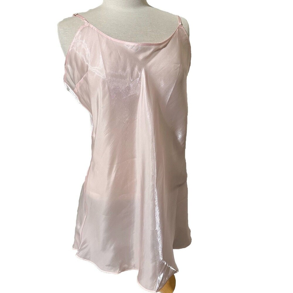 Victoria’s Secret Pink Satin Slip Dress Cami Size XL NWT